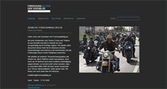 Desktop Screenshot of forschungalltag.de